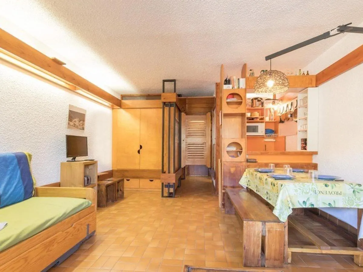 Apartment Studio Pour 4 Pers A Chantemerle, Serre-Chevalier Avec Balcon, Parking Et Equipements Complets - Fr-1-330E-70 Saint-Chaffrey France